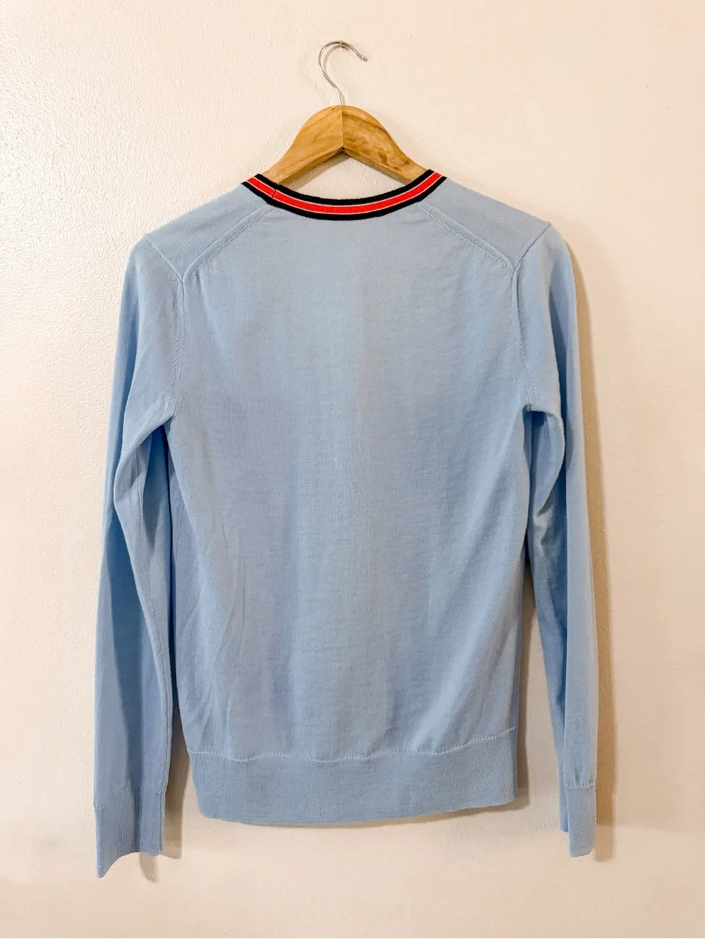 Tory Burch |‎ Madeline Colorblock Merino Wool Cardigan